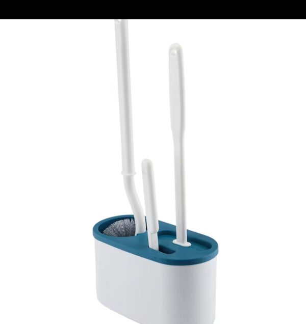 3-Piece Silicone Toilet Brush Set