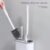 3-Piece Silicone Toilet Brush Set