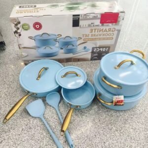 10 pcs Non Stick Cookware Set, Ceramic coating