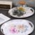 Floral and Marble Design Tray 15 Inches