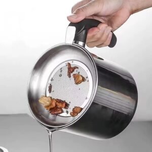 Oil sieve / Grease Container With Base
