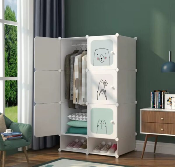 8 Compartment Baby Wardrobe/ Multi-functional storage