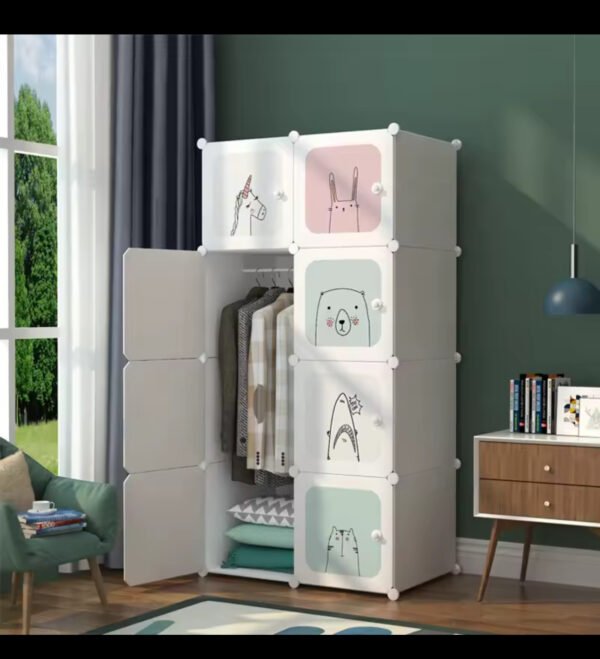 8 Compartment Baby Wardrobe/ Multi-functional storage