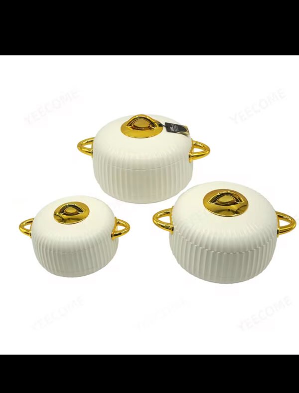 3 set of insulated food warmer, 6-8 hours hot retention