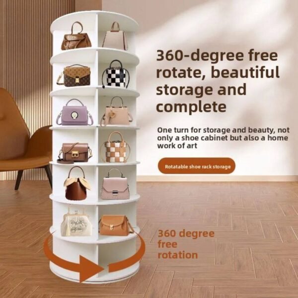 360 Rotating shoe rack, 7 layer
