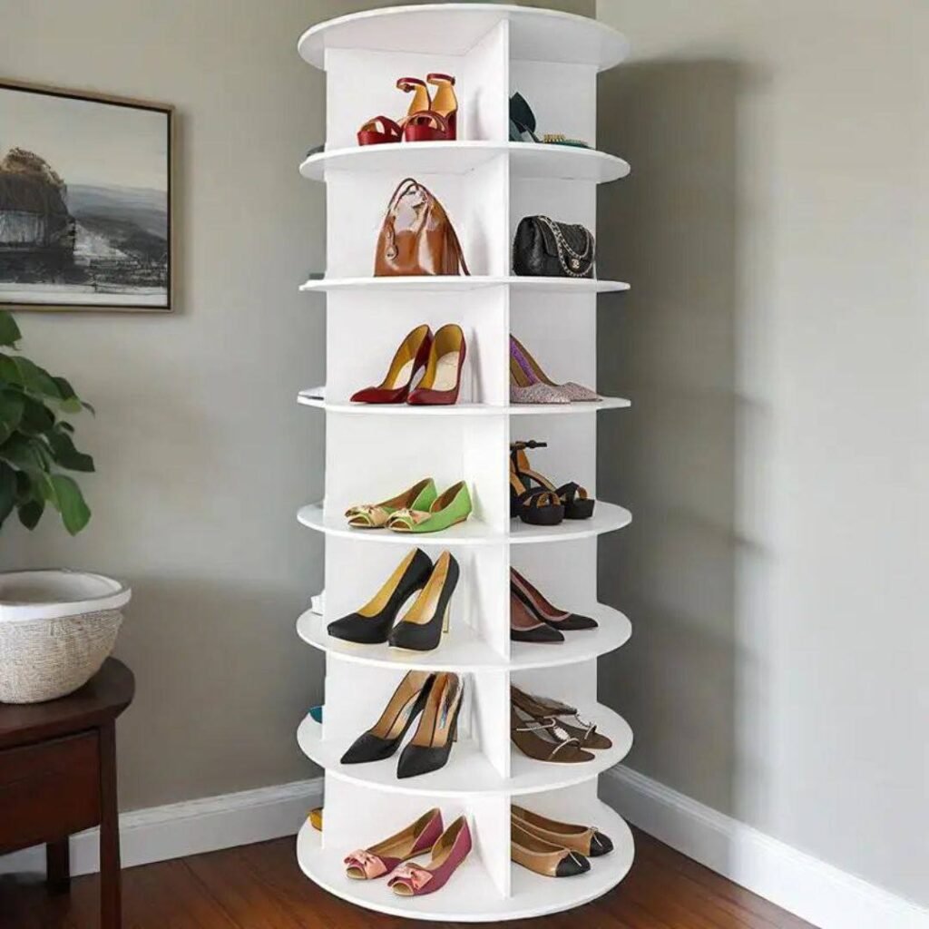 360 Rotating shoe rack, 7 layer