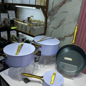 7 pcs Ucc ceramic coating non - stick cookware set, pan &pot