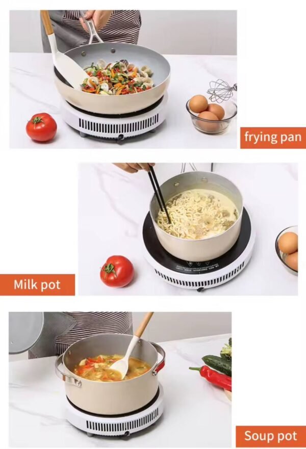 8-Piece Nonstick Ceramic Cookware Set