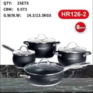 4 pcs Stainless cookware