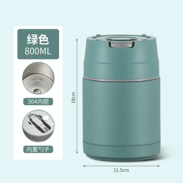 800ML Clam Pot Flask