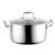 4 pcs 18/10 high quality stainless steel pots with heat resistant handle