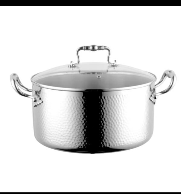 4 pcs 18/10 high quality stainless steel pots with heat resistant handle