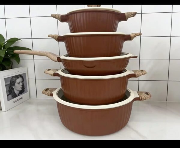 High quality 10 pcs cookware set, PFOA, PFA FREE