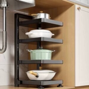 Strong 4-Layer Pot Rack