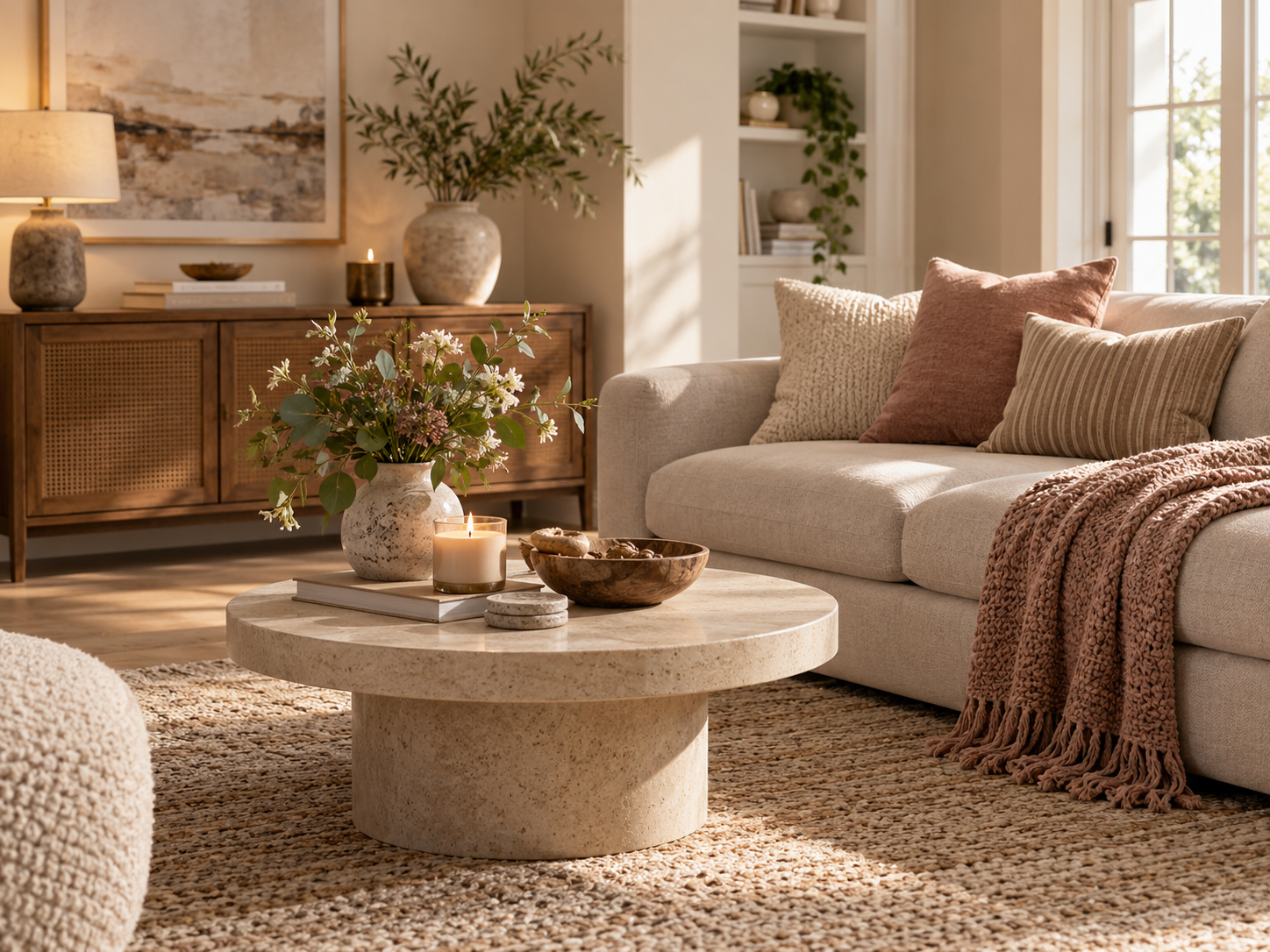 Comfortable and thoughtfully styled home interior